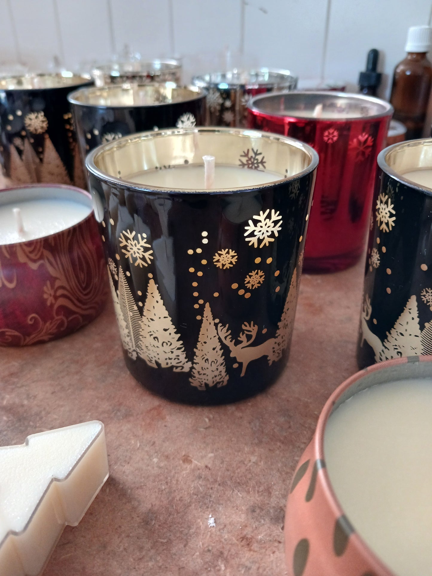 Christmas soy candle