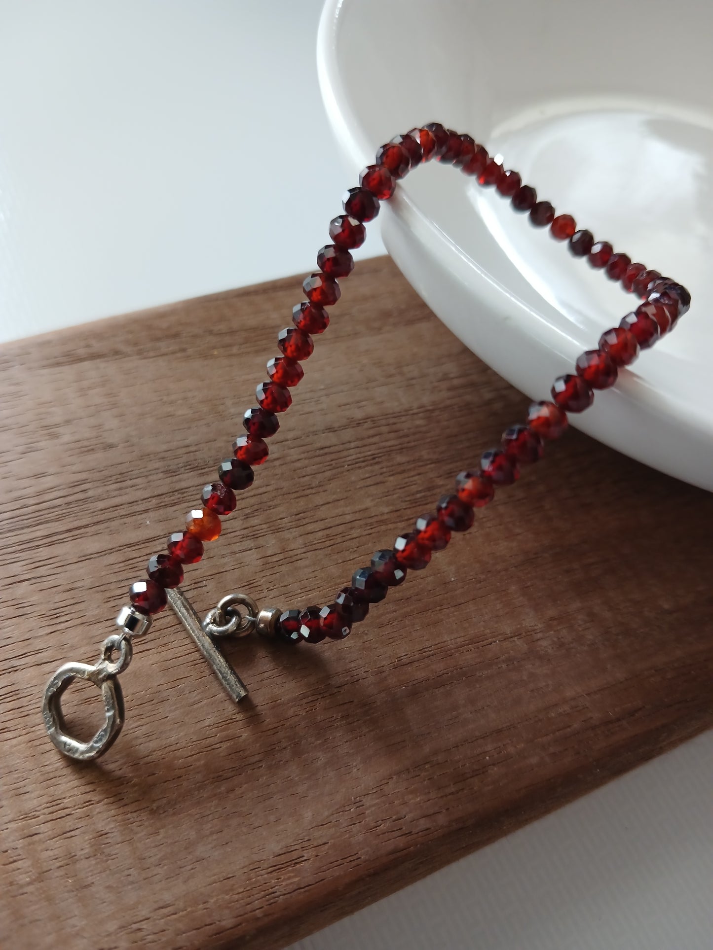 Garnet bracelet 3.8mm