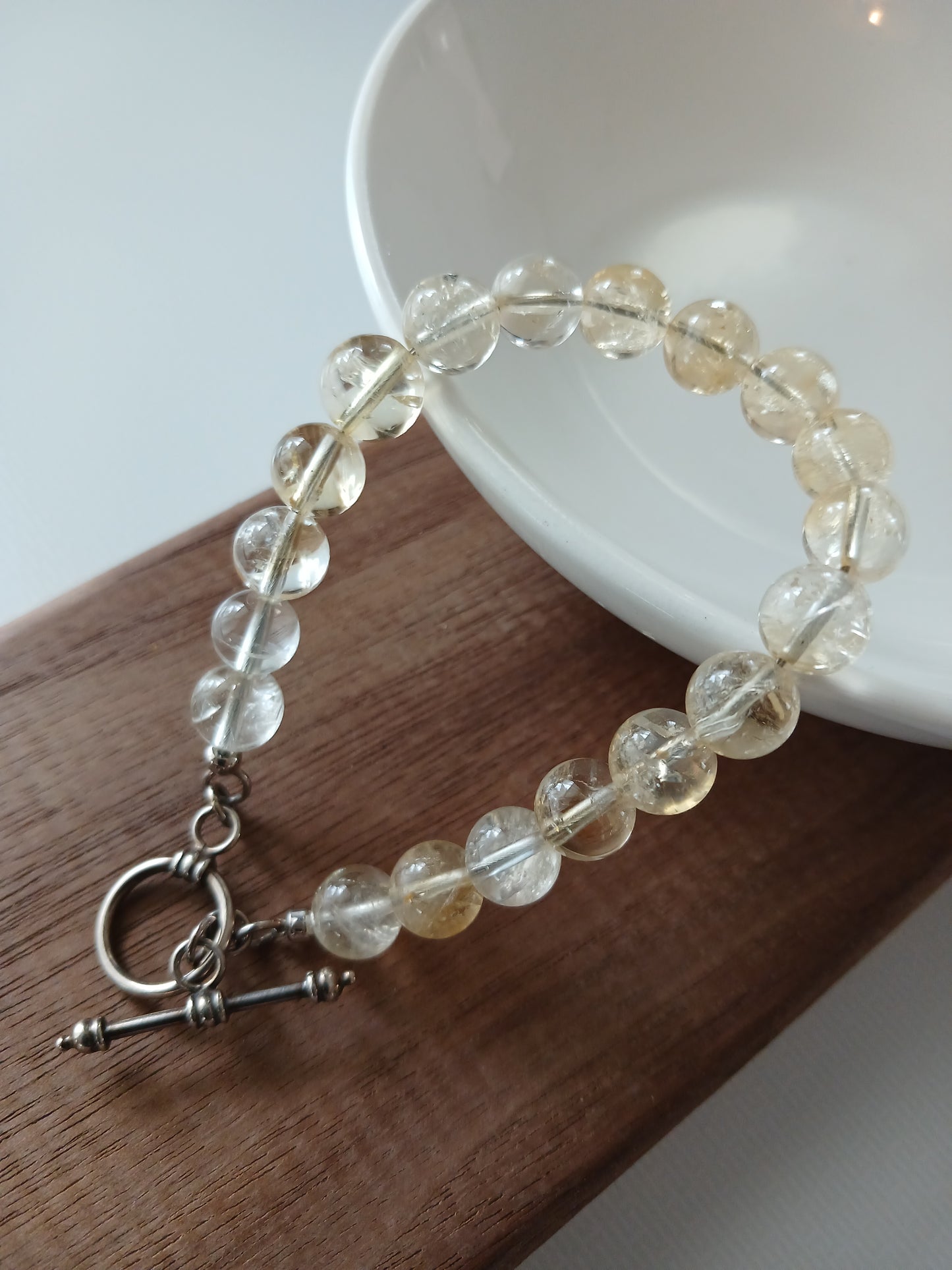 Citrine bracelet 8mm