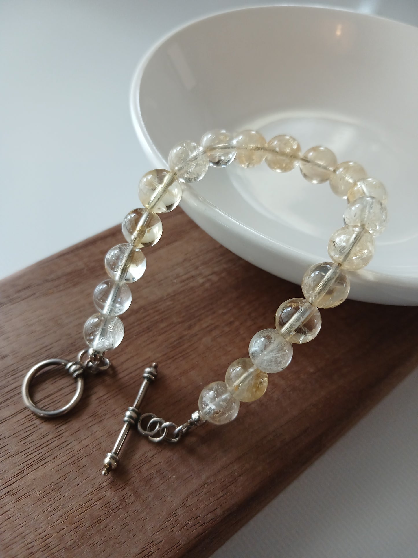 Citrine bracelet 8mm