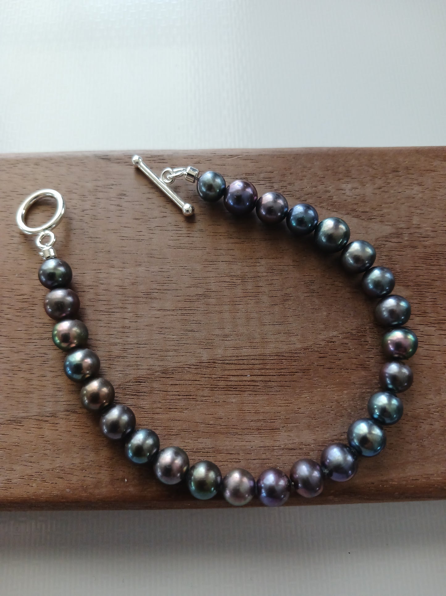 Black pearl 7mm bracelet