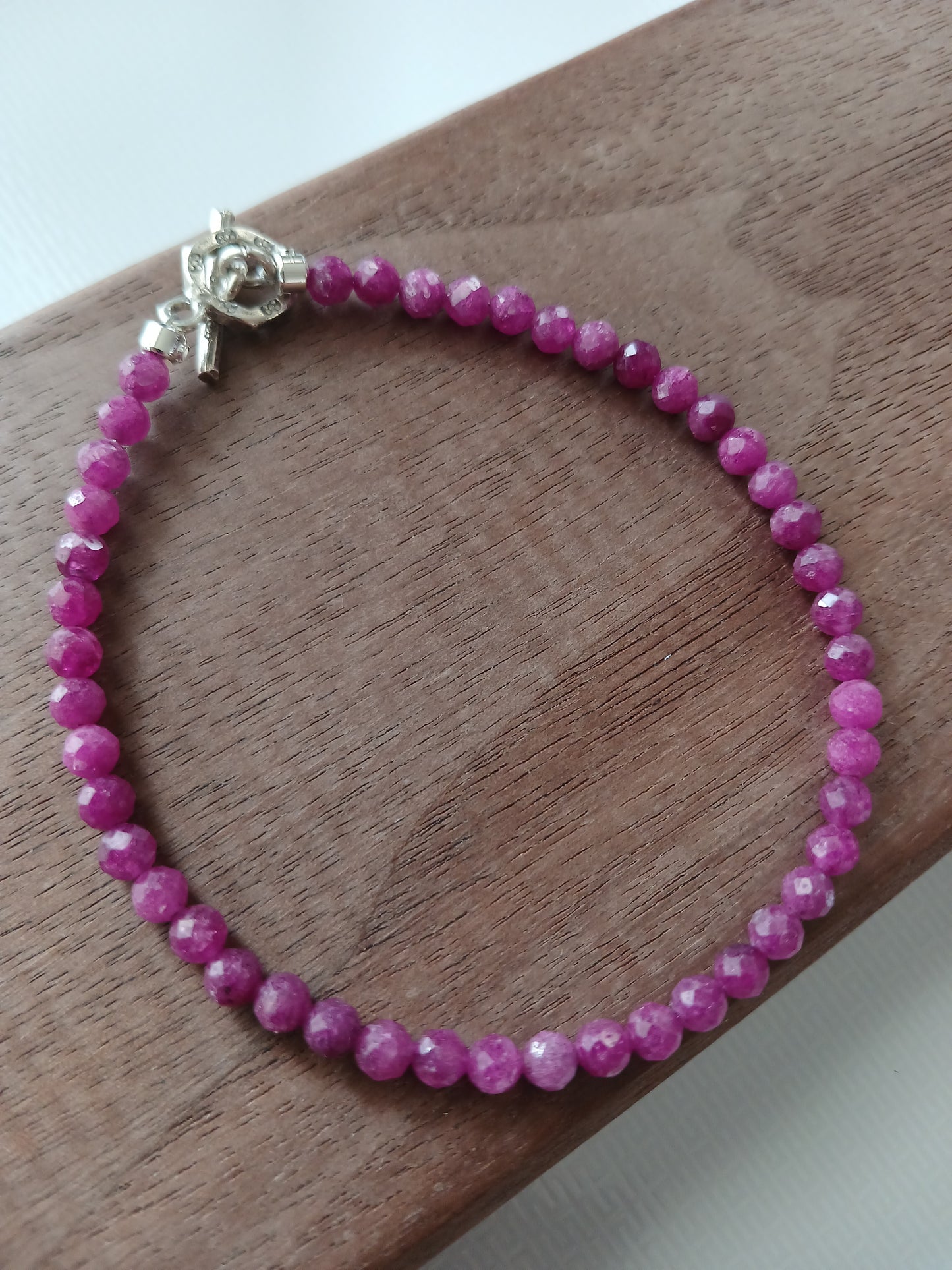 Ruby 4mm bracelet