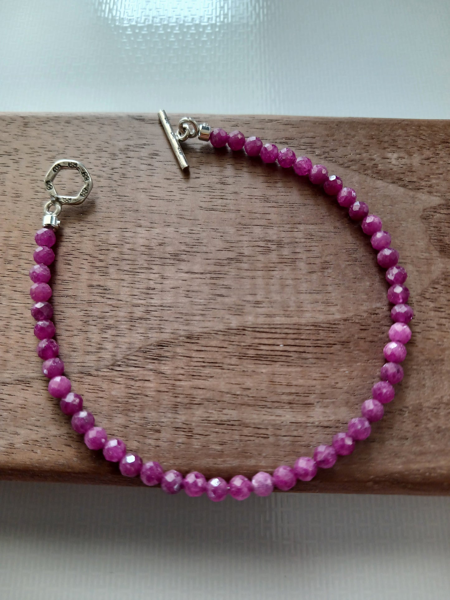 Ruby 4mm bracelet