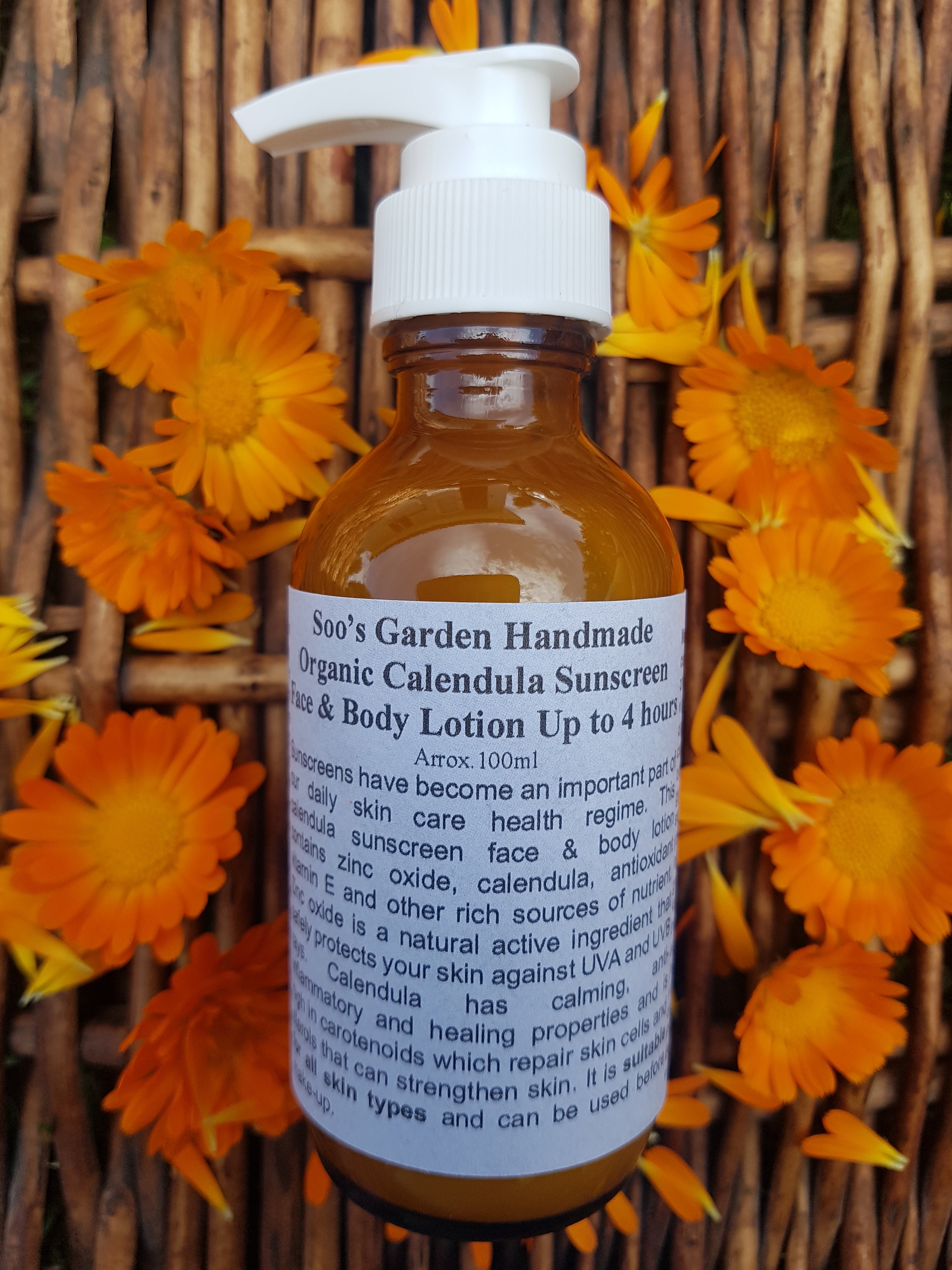 Calendula sunscreen sales